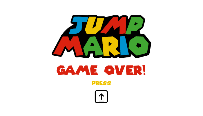 Game Over Mario Jump